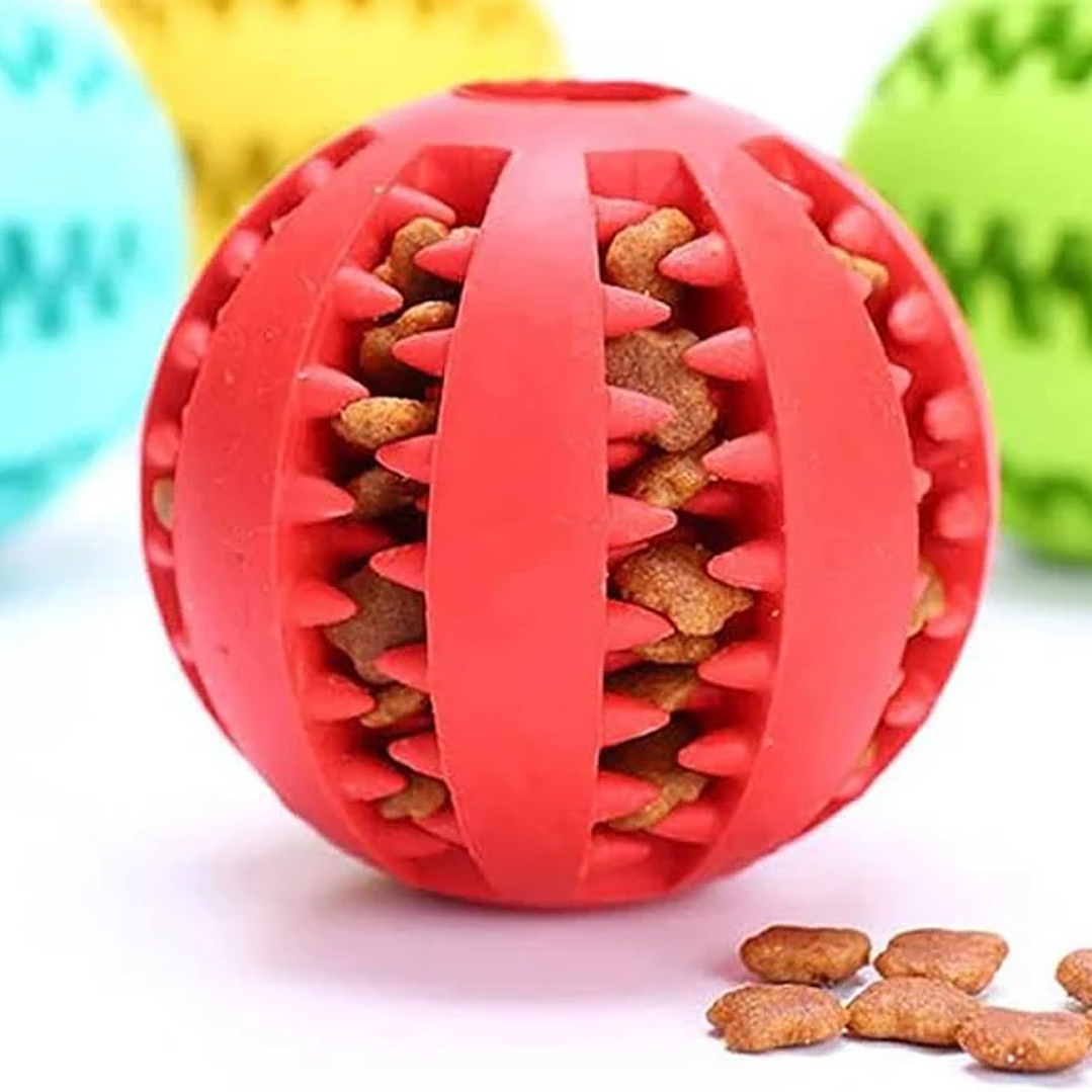 PELOTA - 7 CM Dentada Caucho 2