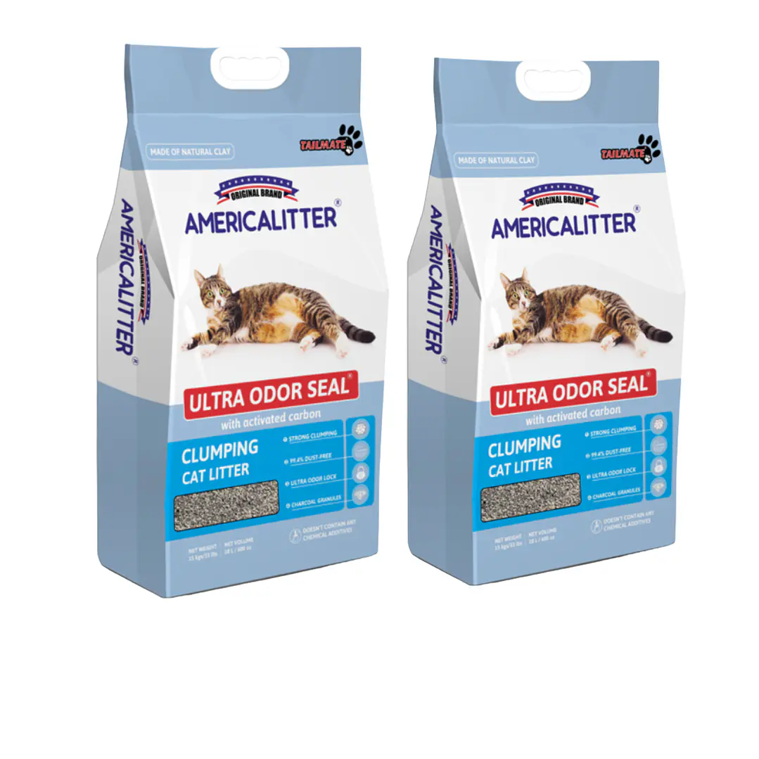 (OFERTA 2 ) sacos de Arena America Litter Ultra Odor Seal/Carbon active 7 Kg 1