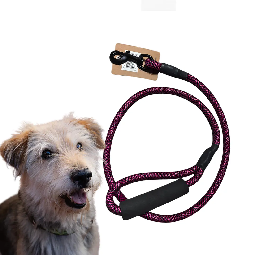 MARBEN PETS - Correa Tirador corto Talla M 1,0*100 cm (rosa) 1