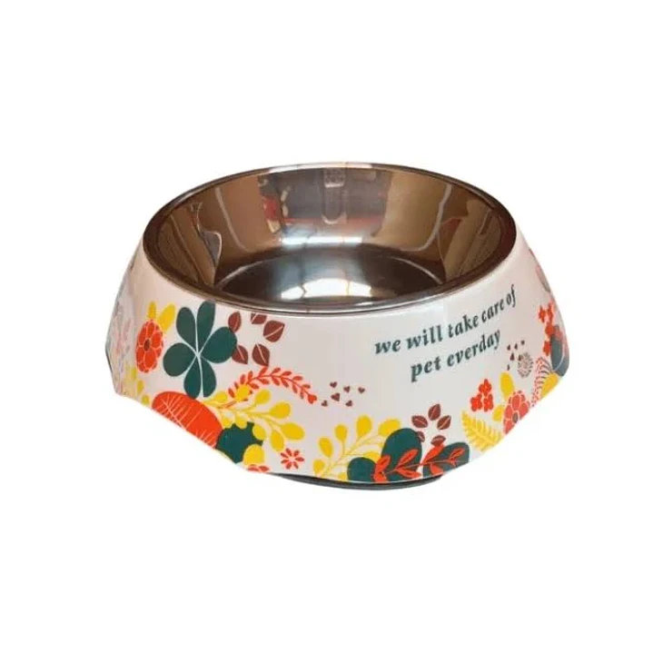 Plato Melamina + Acero 340 ml  1