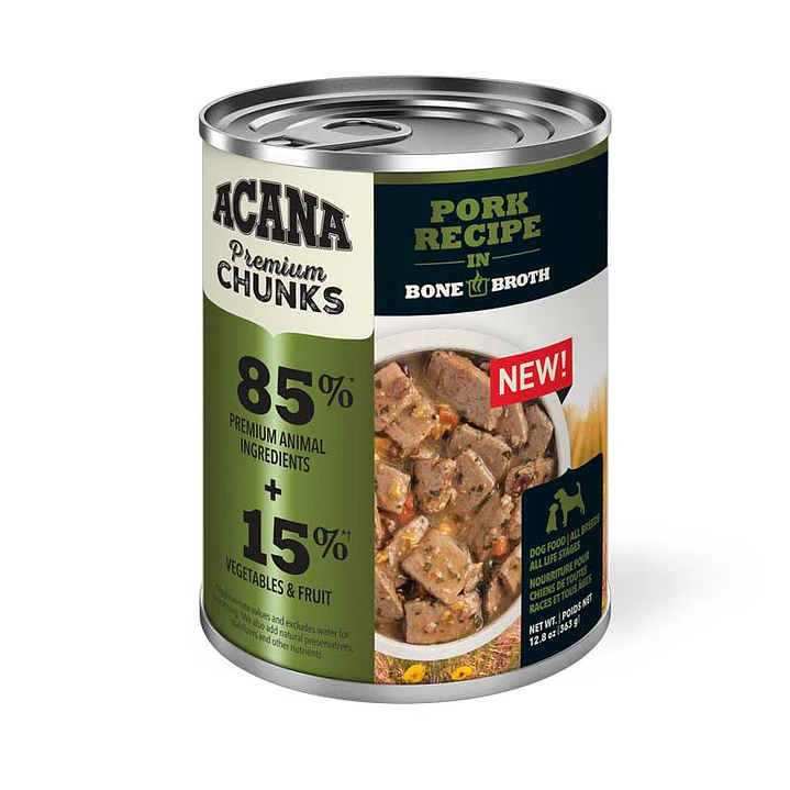 ACANA - Pork in Bone Broth 360 gr - Trozos de Cerdo en Caldo de Huesos 1