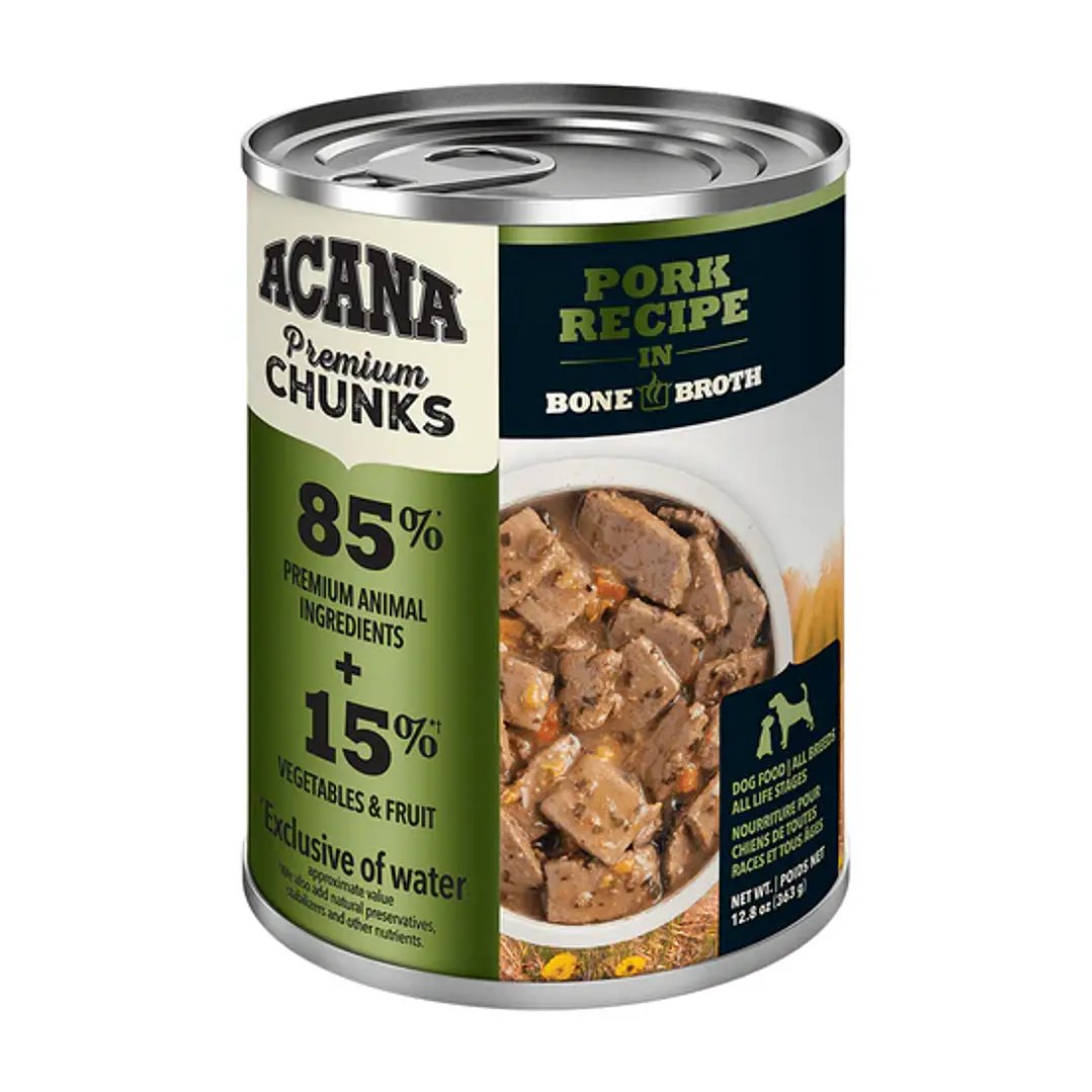 ACANA - Pork in Bone Broth 360 gr - Trozos de Cerdo en Caldo de Huesos 1