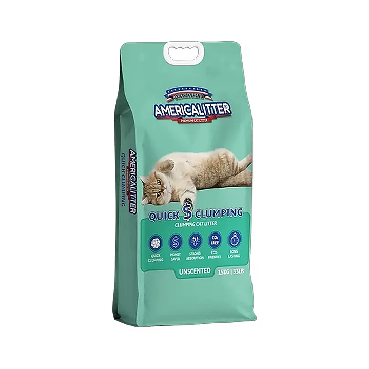 America Litter – 7 kg Quick Clumping (sin aroma)  1