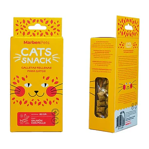 Cat Snack  Galleta Salmon con Pollo 80 gr
