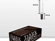 Tubo Para Rellenar Dark Horse BLACK & BROWN Pack 5 Displays