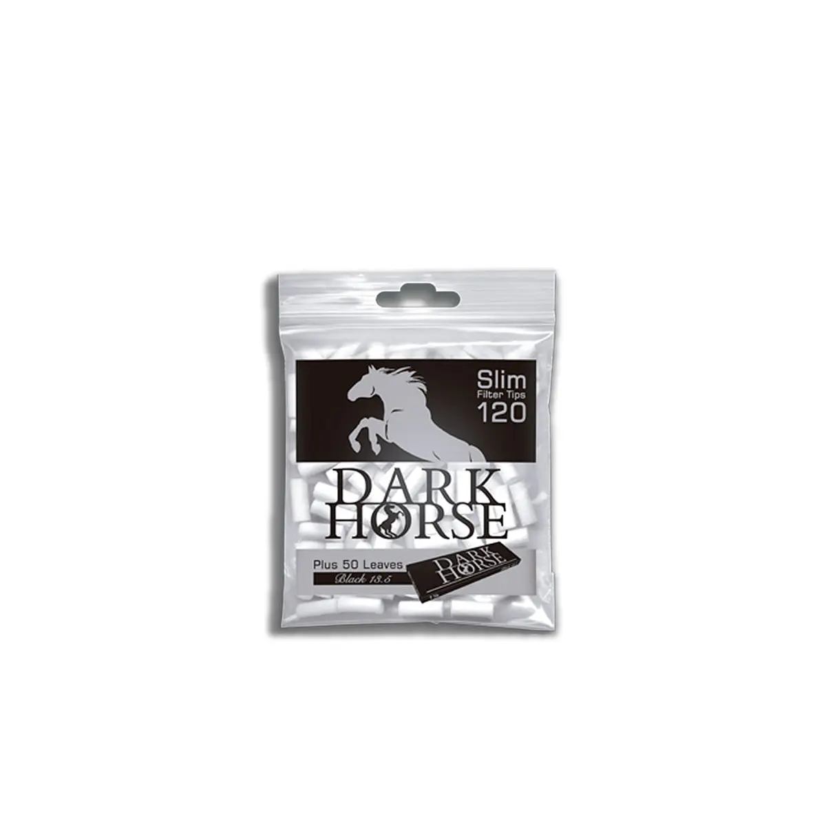 7235 - Bolsa 120 filtros de Fumar Dark Horse Slim 6 mm