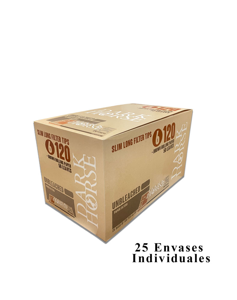 Filtro DH Slim Long Bio + Papel Brown x 25