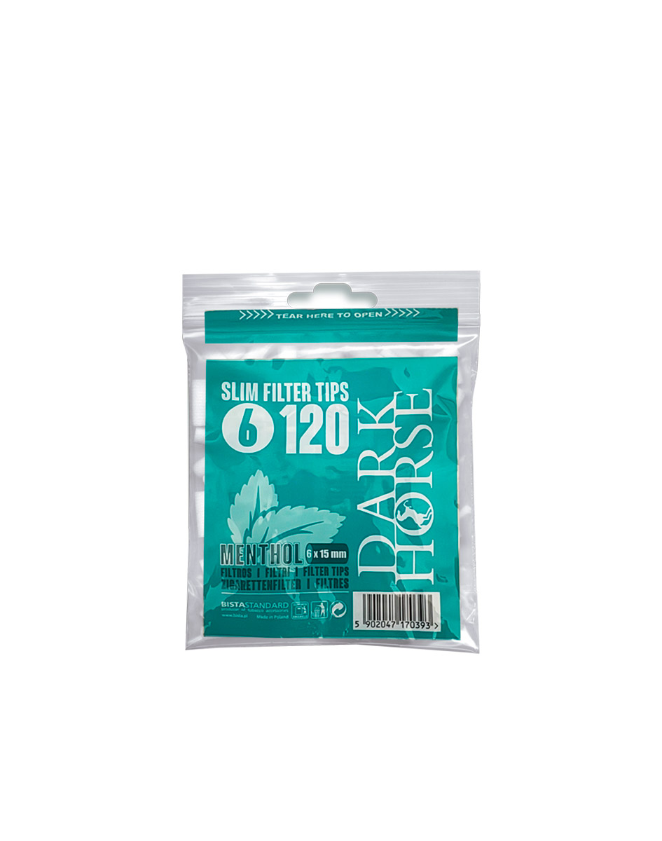 Dark Horse Filtro  120 Slim Menthol