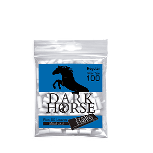 Dark Horse Filtro Regular 100 un + Papelillo Black 