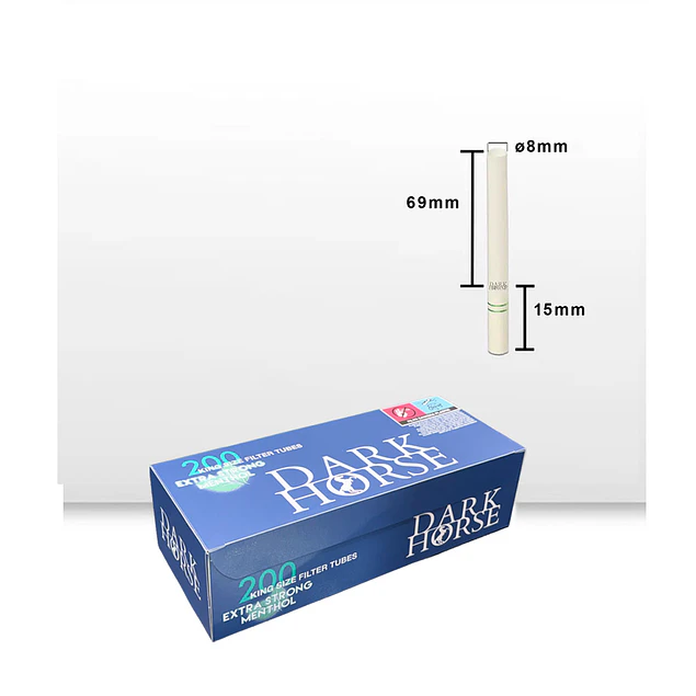 Tubo Para Rellenar Dark Horse MENTOL Xtra Fuerte  Pack 5 Displays