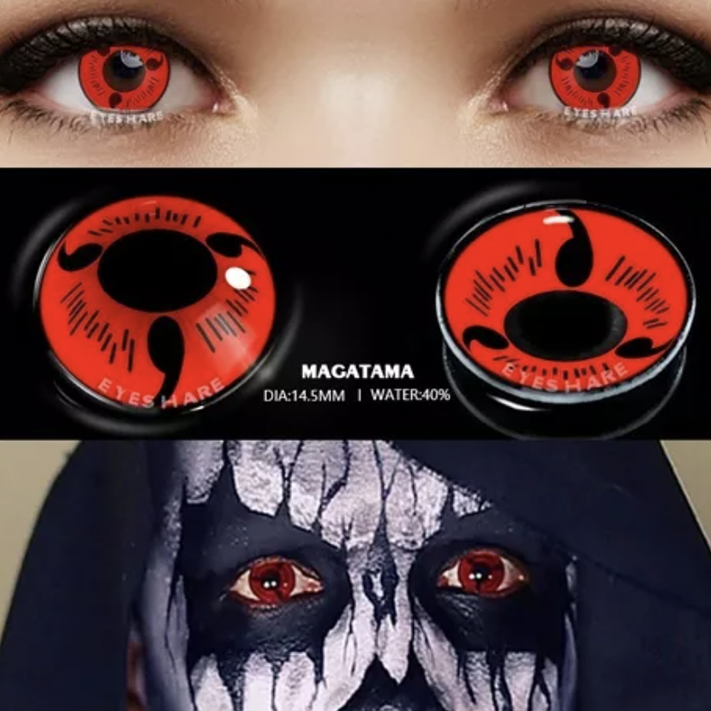 Lentes de contacto Naruto - Sharingan Magatama™