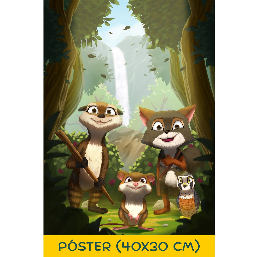 Darwin y Kikín colección completa - Firmados (3 libros + 1 póster + 1 mapa ilustrado)  2