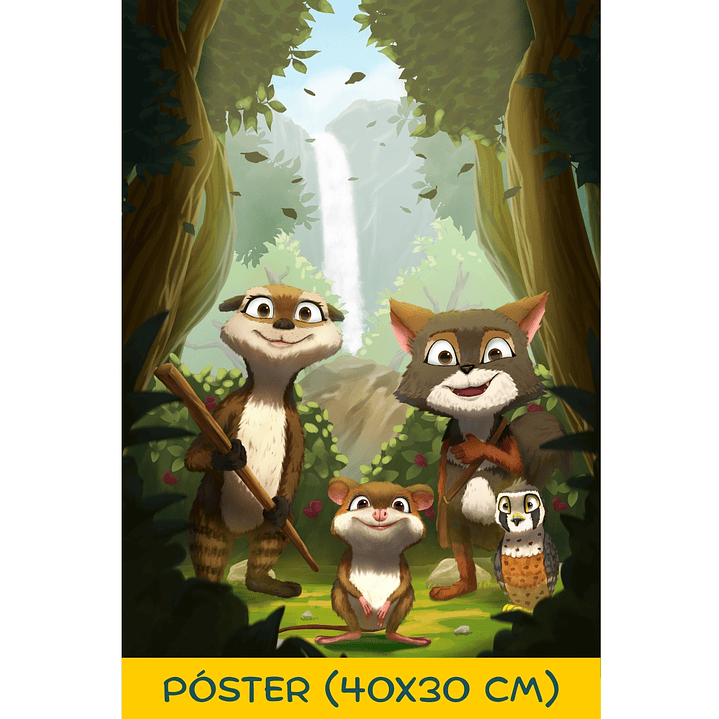 Darwin y Kikín colección completa - Firmados (3 libros + 1 póster + 1 mapa ilustrado)  2