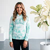 POLERON MUJER GAP TIE DYE VERDE XS/S/