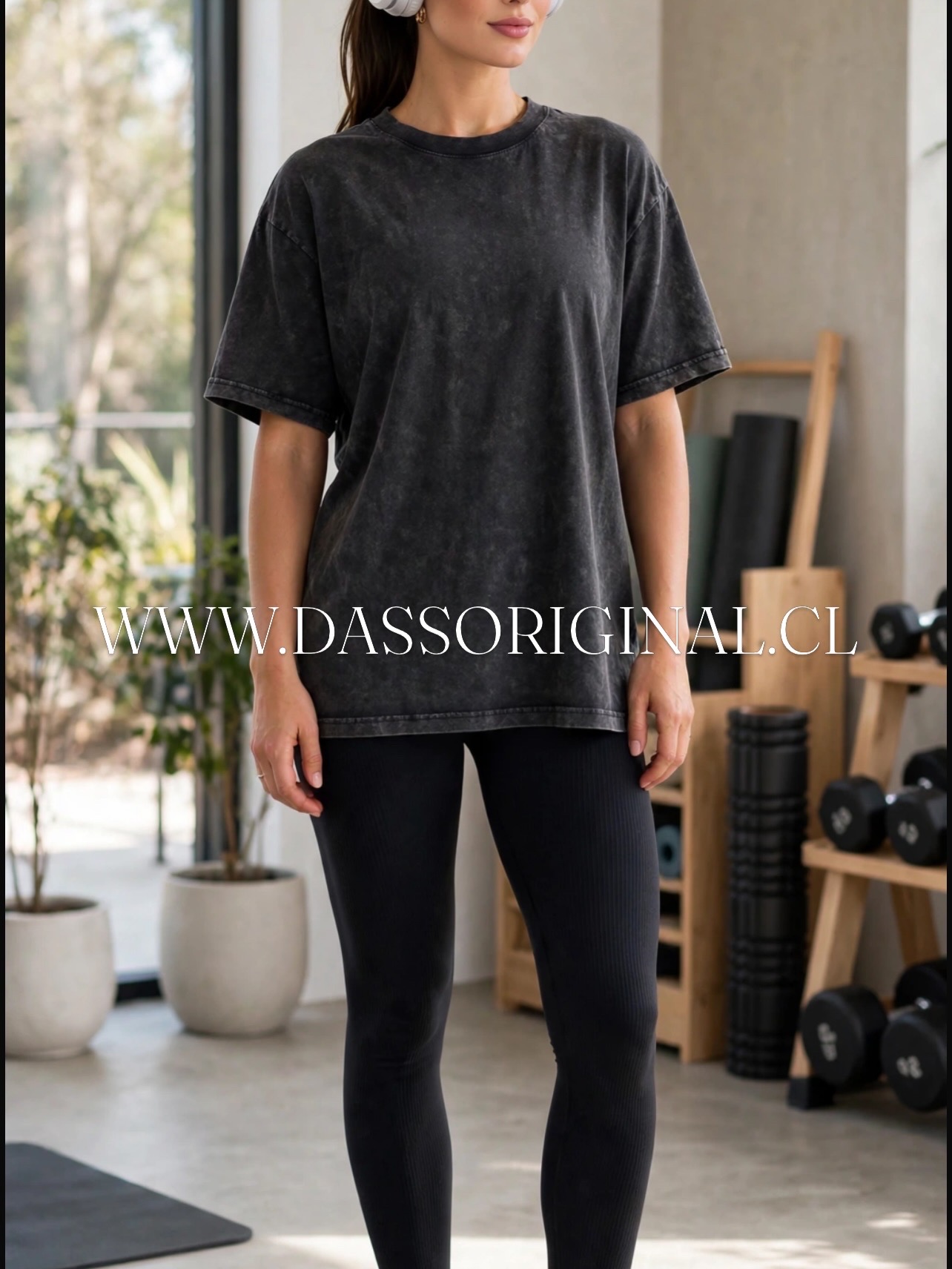 Polera Oversize Stone Wash