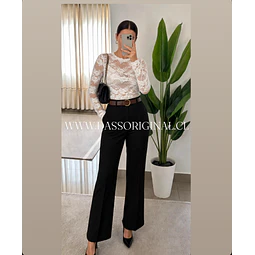 PACK ORQUÍDEA WHITE BODY + PANTALÓN + CINTURÓN ELEGANCE 
