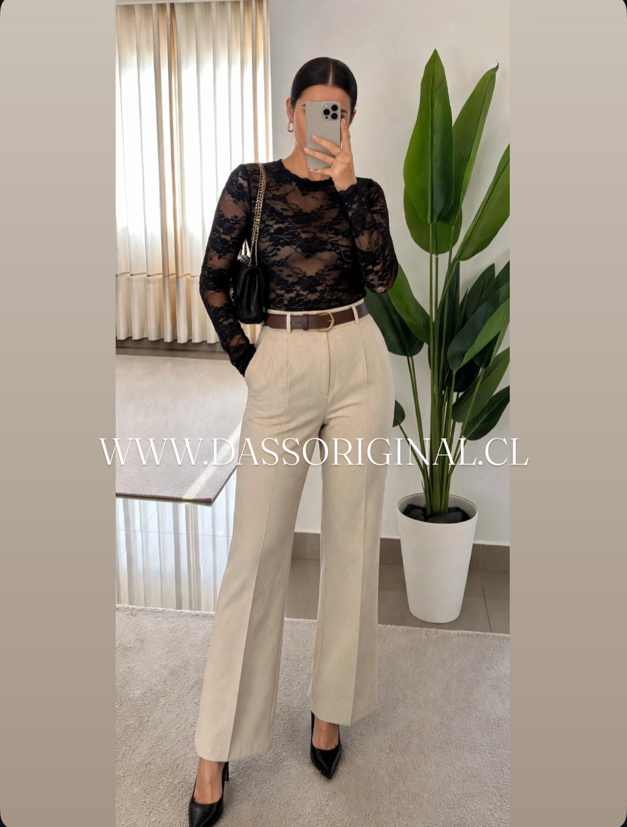 PACK ORQUÍDEA BLACK BODY + PANTALÓN + CINTURÓN ELEGANCE 