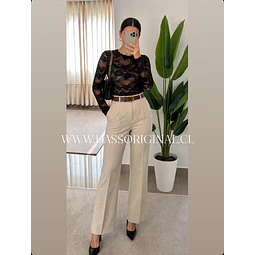 PACK ORQUÍDEA BLACK BODY + PANTALÓN + CINTURÓN ELEGANCE 