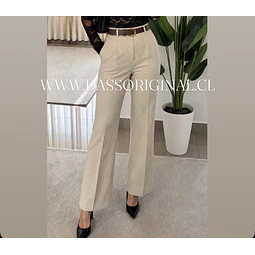 PANTALÓN ORQUÍDEA SARTORIAL BEIGE 