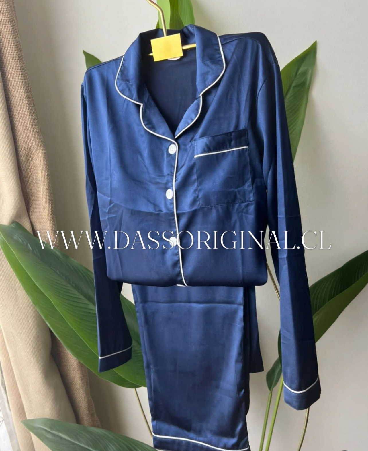 Pijama satin conjunto 