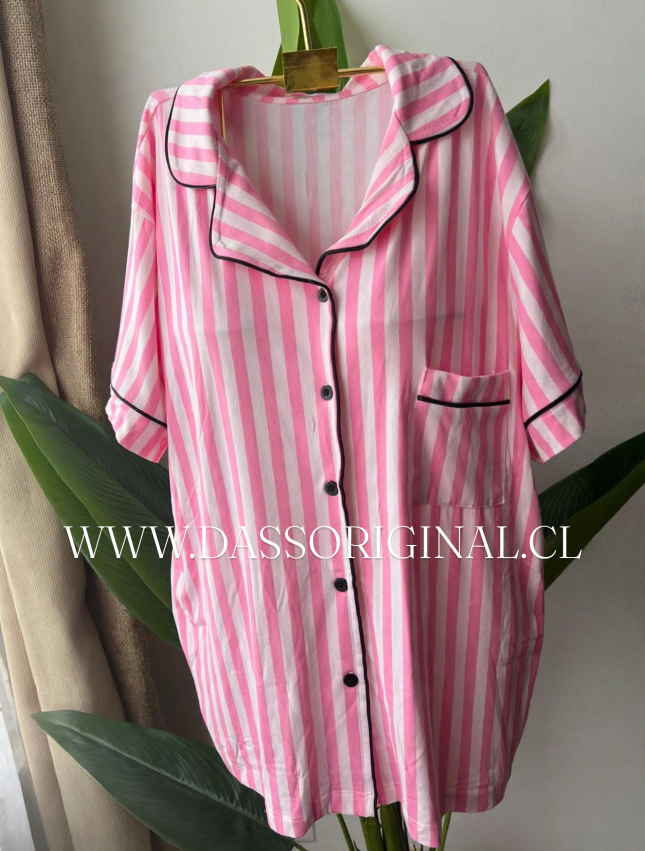 Pijama rayas rosa Botánica Xl