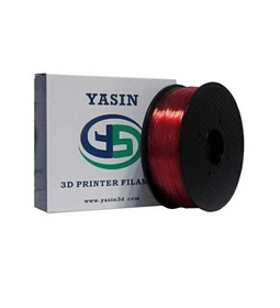Filamentos Premium Yasin – PETG 1.75mm - Rojo  1KG