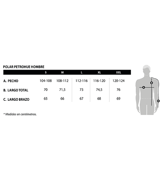 POLAR HW PETROHUE NEGRO - HOMBRE