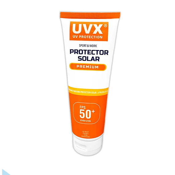 Crema Protección Solar UVX 120 grs. Premium - Certificada ISP
