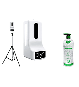 Termómetro Dispensador K9 + Pedestal + Cargador