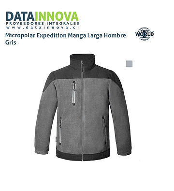 Micropolar Expedition Manga Larga Hombre Gris