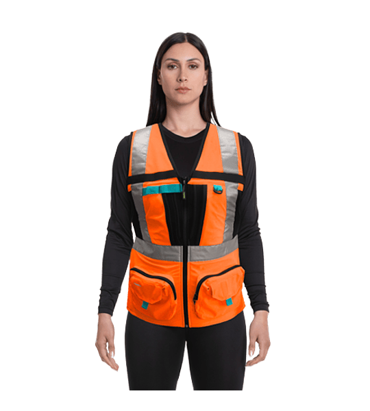 CHALECO GEOLOGO ALASKA XPERT MUJER NARANJO