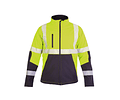 CHAQUETA SOFTSHELL HW OKLAN AMARILLO FLUOR