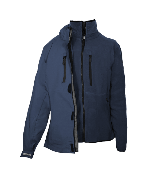 PARKA DESMONTABLE HW RENO 3 EN 1 MUJER DEEP BLUE