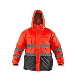 PARKA REFLECTIVA HW SIBERIA ROJO FLUOR