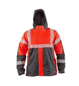 PARKA REFLECTIVA HW SKORPIO 3 EN 1 ROJO FLUOR