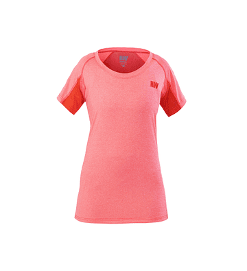 POLERA DRY FIT HW SPX MANGA CORTA MUJER CORAL