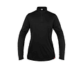 POLERA QUEBEC HALF-ZIP MUJER NEGRO