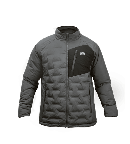 PARKA INSULADA HW EXPLORER S/ GORRO CARBON GREY