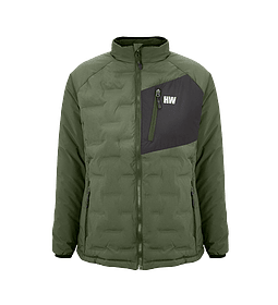 PARKA INSULADA HW EXPLORER S/GORRO MUJER VERDE OLIVA