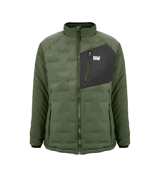 PARKA INSULADA HW EXPLORER S/GORRO MUJER VERDE OLIVA