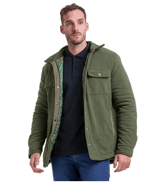 CHAQUETA POLAR QUEBEC GRIZZLY VERDE OLIVA