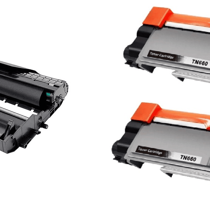 Pack 02 Toner Tn-2370 + Tambor Dr-2340 Compatible con HL-2340DW DCP-L2540 1