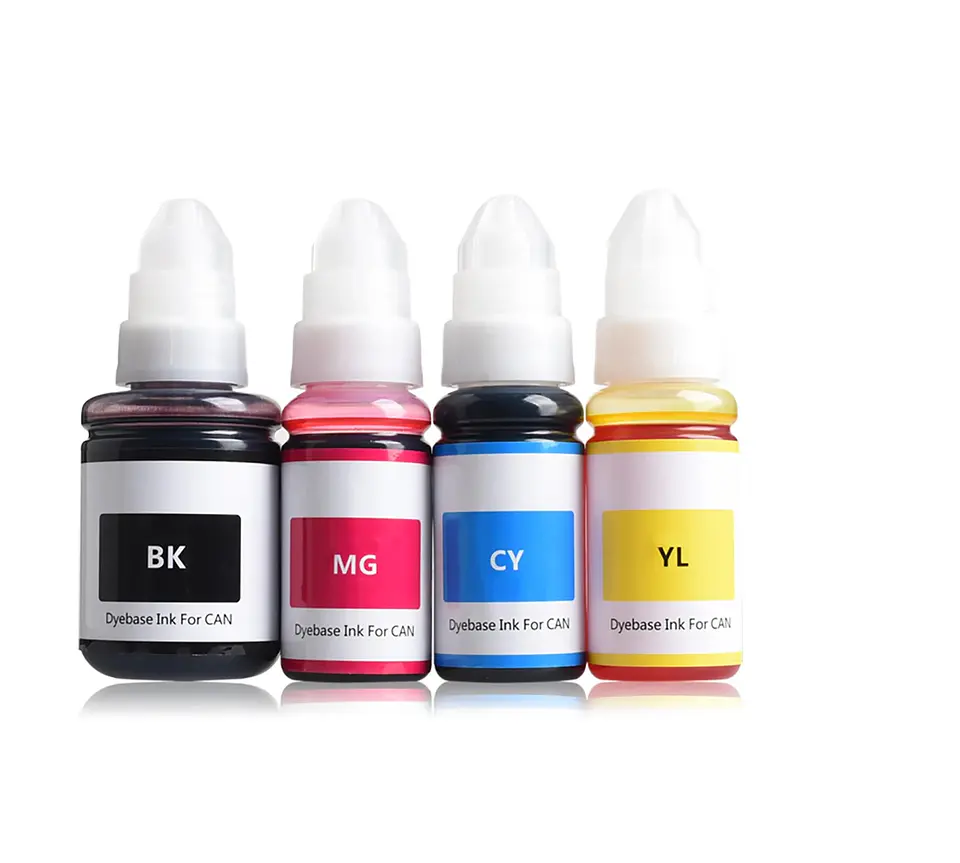 Tinta GI190 Pack 4 Colores Compatible con G2100 G2110 G3110 G4110 1