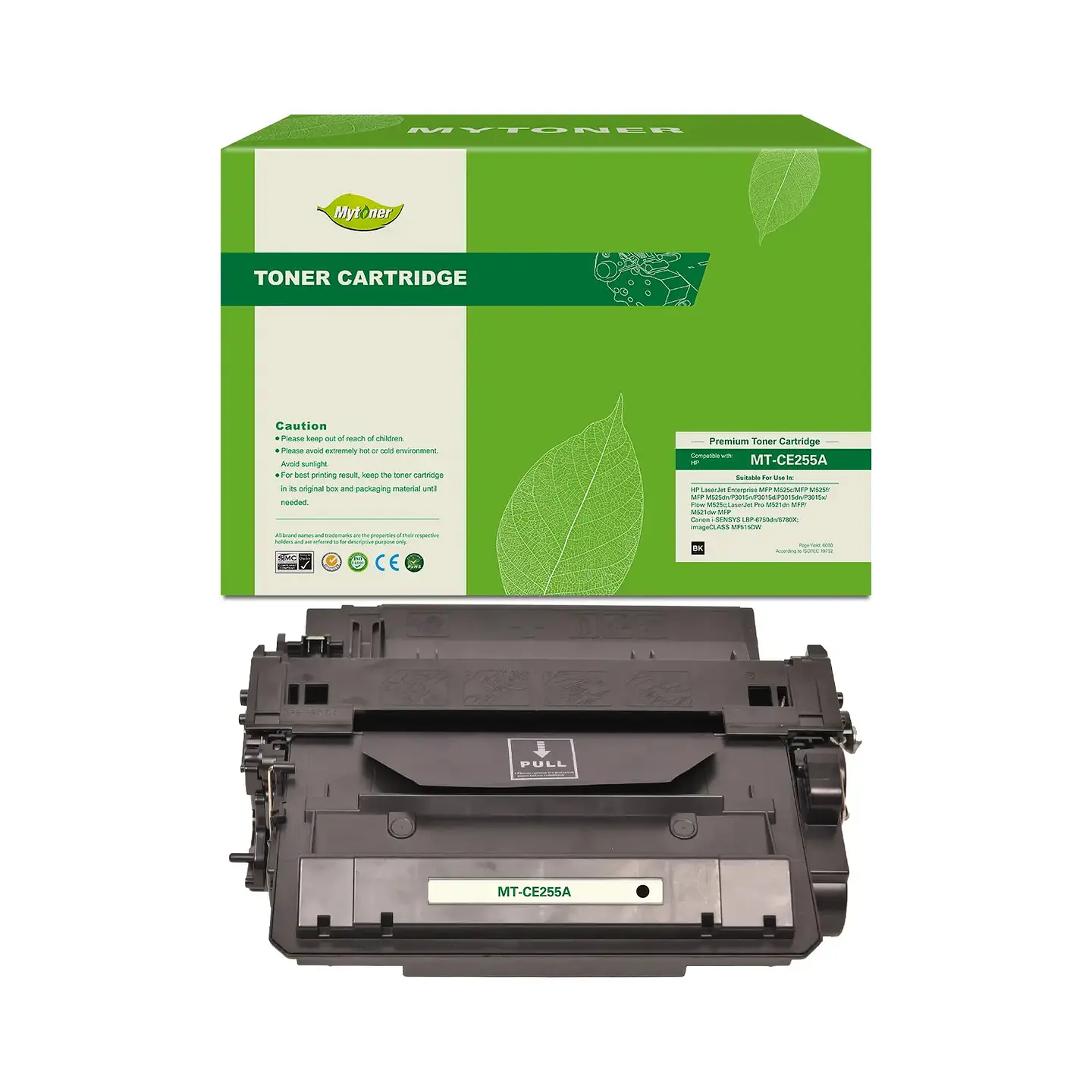 Toner 55a - C255Aa Compatible con P3015D P3016 MFP-M525 2
