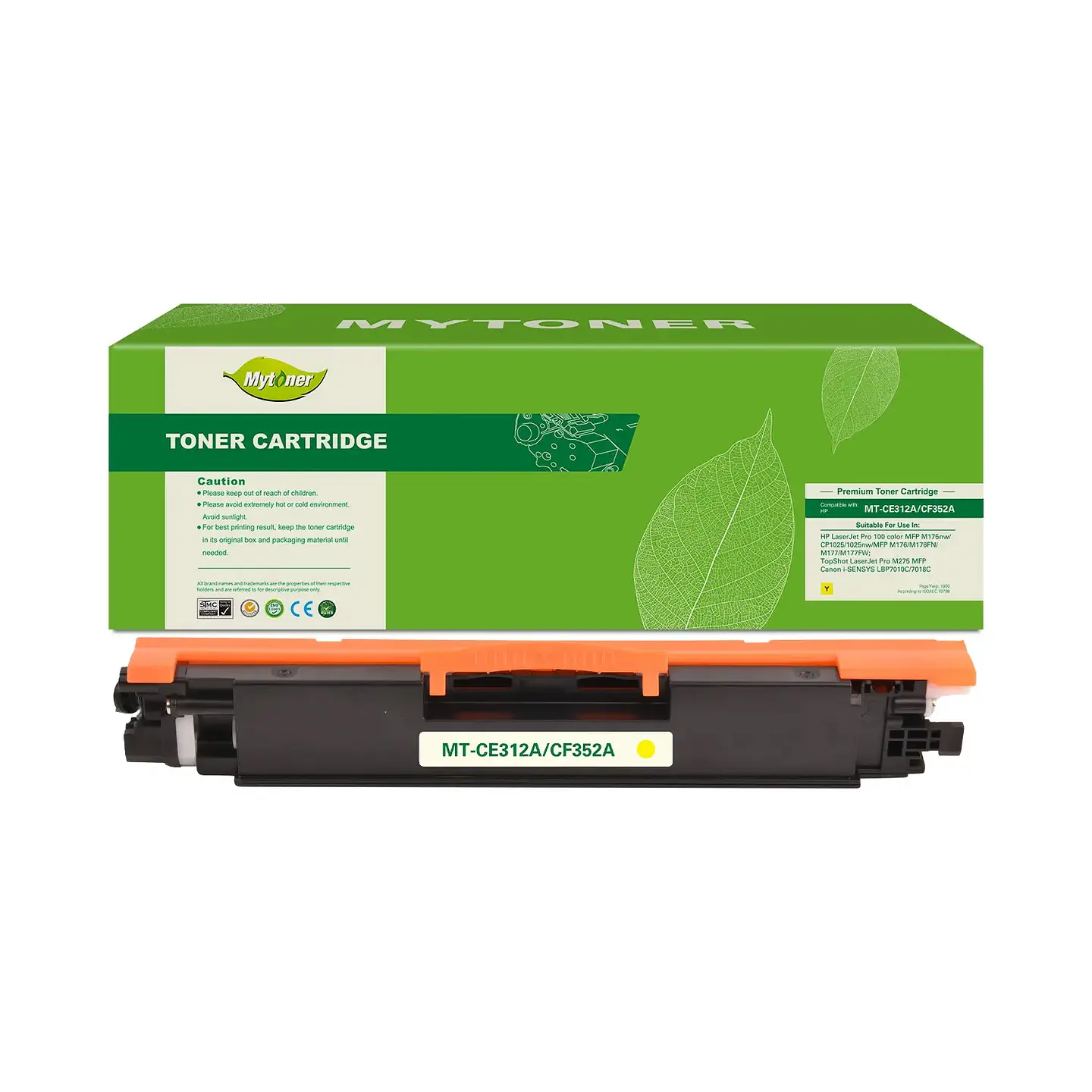 Toner 126a - Ce312a Amarillo Compatible con CP1025 CPM175 CPM275 2