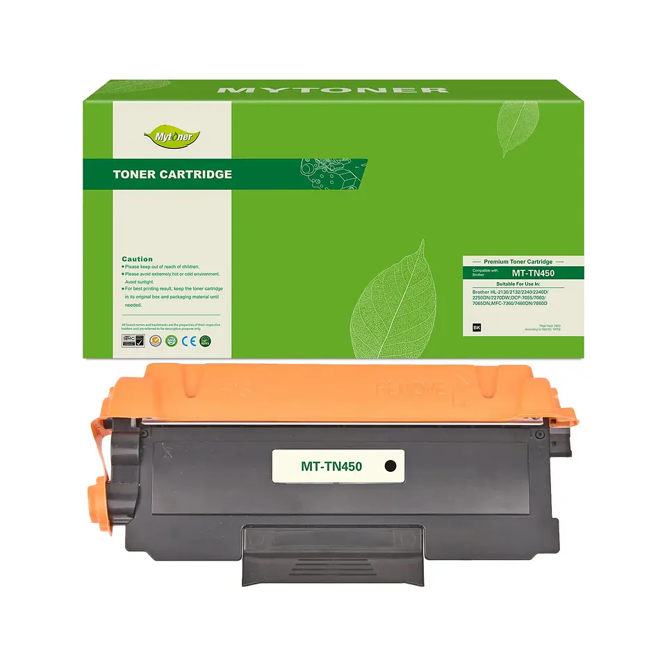 Toner Tn-450 Compatible con Brother MFC-7240 DCP-7065 HL-2130 2