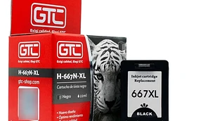 Tinta 667xl Negro Compatible con 1275-2375-2775-6475