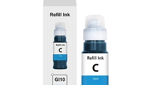 Tinta GI 10 Cian Compatible con PIXMA G6010 G5010 G7010