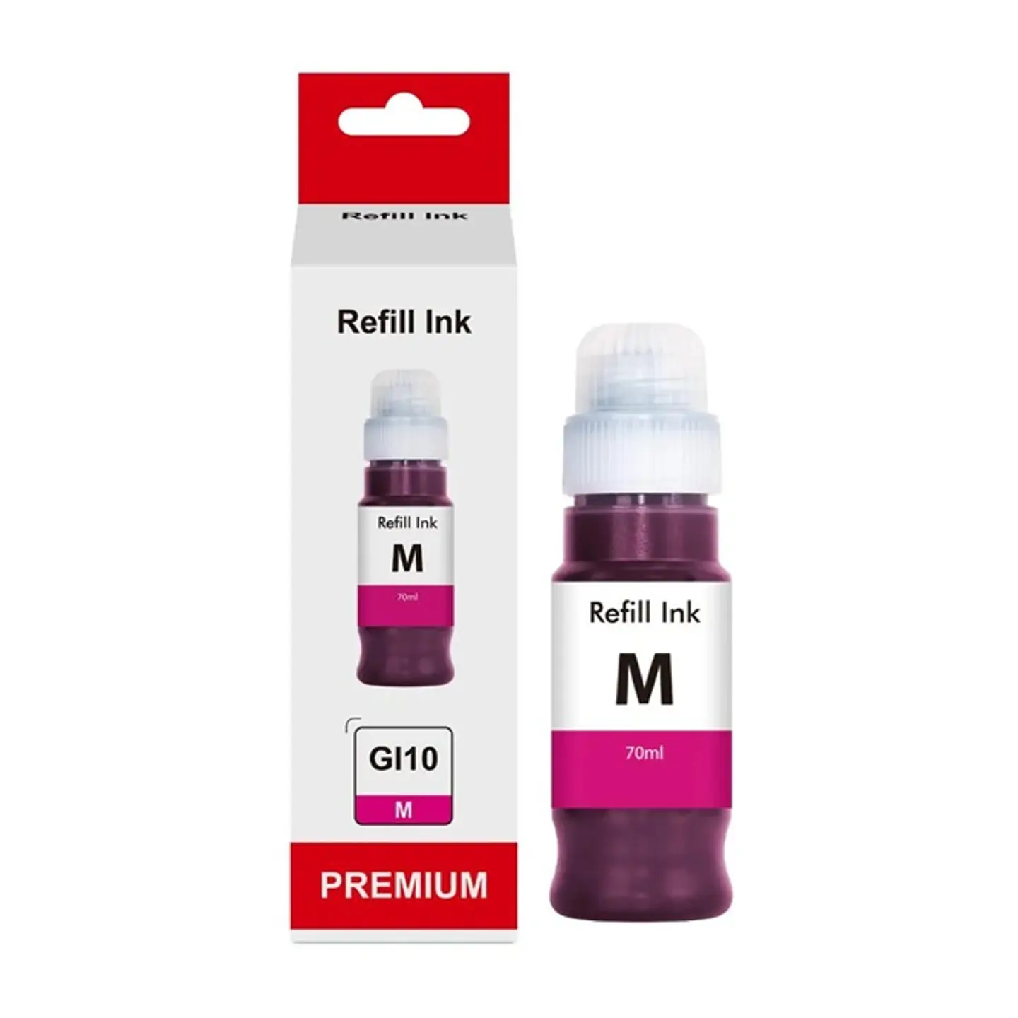 Tinta GI 10 Magenta Compatible con PIXMA G6010 G5010 G7010 1