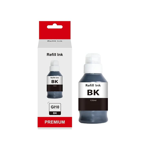 Tinta GI 10 Negra Compatible con PIXMA G6010 G5010 G7010